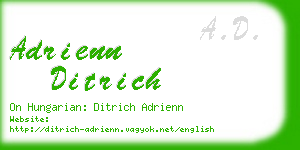 adrienn ditrich business card